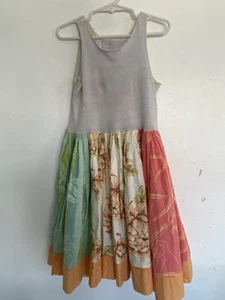 Matilda Jane Patch Tiered Tank Dress Size 6 - Picture 1 of 9