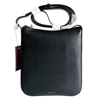 Bolso de Mano RADLEY Bolso Pequeño de Cuero Negro en Caja de Regalo - Longford Lane - Nuevo PVP £159 - Imagen 1 de 4