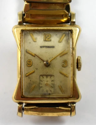 Reloj Pulsera Vintage Wittnauer 10KGF Estuche Elegante Cuerda Manual Mecánico 17J Funciona lote.e Foto 1 de 4
