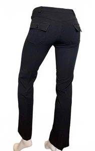 Sharagano Pantalone Donna Nero Patta Tasca Elegante Pantalone Elasticizzato Taglia S - Foto 1 di 4