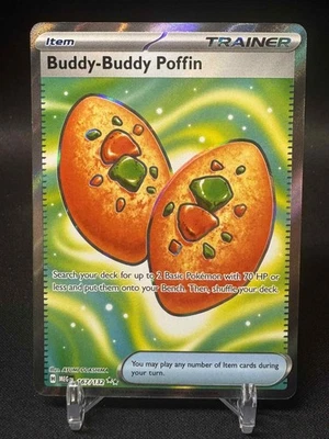 Pokemon Mega Evolution Buddy Buddy Poffin 167/132 Full Art Ultra Rare NM - Image 1 of 2
