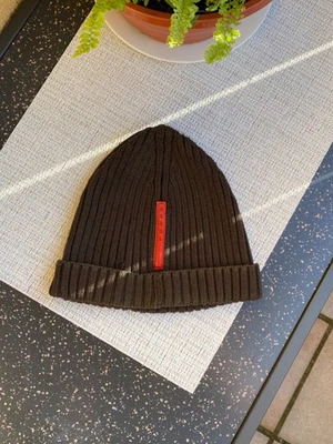 Gorro de lana vintage Prada Sport SS00 Linea Rossa Foto 1 de 4