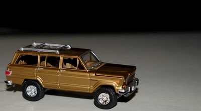 Jeep Wagoneer Gold 81 1981 1:64 diecast coleccionable réplica coche Johnny Lightning Foto 1 de 3
