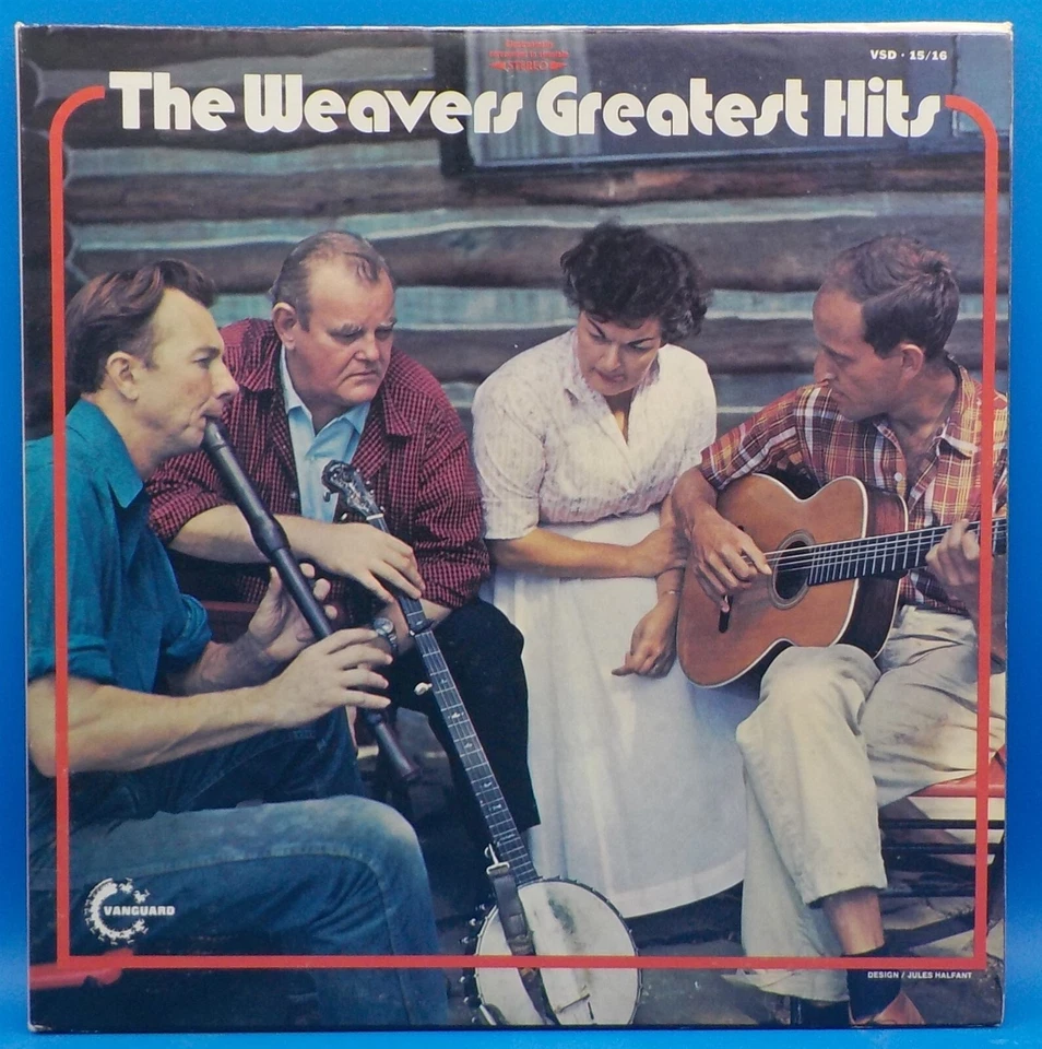 The Weavers (Pete Seeger, Ronnie Gilbert) 2xLP "Greatest Hits" NM /NM VG++ BX13  - Image 1 of 4