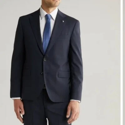 Nuevo Traje Chaqueta Blazer Jack Victor Esprit Lana Negro Talla 38S Foto 1 de 4