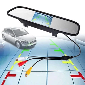 4.3" TFT LCD Color Monitor Car Reverse Rear View Mirror for Backup Camera hot BS - Imagen 1 de 11