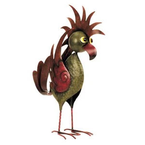 Riesen Metall Figuren Vogel 54 cm x 35 cm mehrfarbig Tierfigur exotische Vögel - Bild 1 von 1