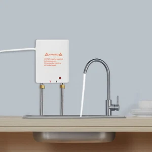 Pequeño calentador de agua bajo mesa resistente a la presión eléctrico para cocina baño - Imagen 1 de 20