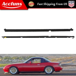 NA01-58-810F For 1990-2005 Miata L&R Door Glass Window Weatherstrip Seals Set - Picture 1 of 13