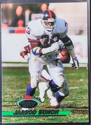 1993 Topps Stadium Club Jarrod Bunch #182 New York Giants - Image 1 of 2