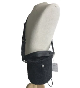 Lululemon Crossbody Bucket Bag Fleece One Size BLACK NWT 6" x 6" x 7" - Picture 1 of 20