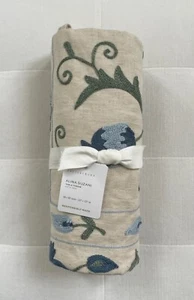Pottery Barn ALINA SUZANI Cotton/Linen Table Throw NWT - Picture 1 of 2
