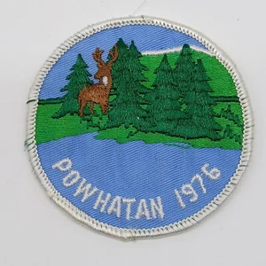 Vintage Powhatan Virginia 1976 Pfadfinder Aufnäher - Bild 1 von 2