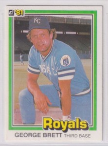 George Brett 1981 Donruss #100 Royals EX {0402