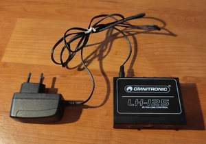 OMNITRONIC LH-125 IR regolatore volume stereo + spina di alimentazione, OTTIME CONDIZIONI - Foto 1 di 5