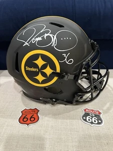 Jerome Bettis SIGNED Pittsburgh Steelers Authentic Eclipse Helmet Beckett Wit - Picture 1 of 6