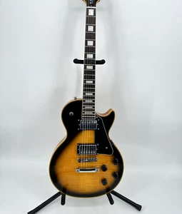 LP Chitarra Elettrica Collo Mogano HH Pickups Ponte Fisso Tastiera Nera HotSale - Foto 1 di 12