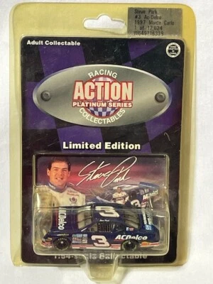 ACTION #3 Steve Park 1997 Chevy Monte Carlo AC Delco, Edição Limitada, 1/64 Novo Na Caixa - Imagem 1 de 3