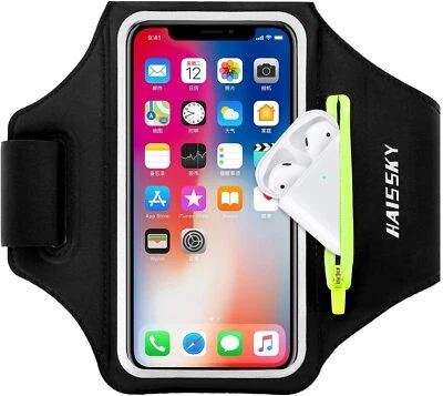 Running Armband Wristband Bike Phone Holder Smart Watch iPhone Samsung LG Sony - Image 1 of 4