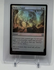 Make a Stand 0708 Magic The Gathering Foundations **Foil** - Picture 1 of 2