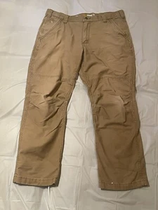 Carhartt Men's Relaxed Fit Work Cargo Pants 102812-257 (Stains) 38x30 - Picture 1 of 6
