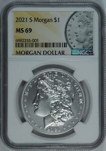 2021-S NGC MS69 Morgan Silver Dollar San Francisco