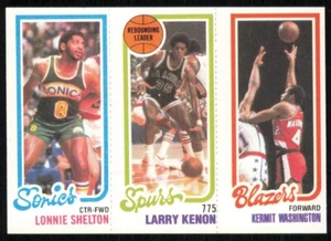 1980-81 Topps Panels Washinton-Shelton-Kenon #203/205/231 1 - Picture 1 of 2