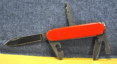 "VICTORINOX"  3.3600  SPARTAN   RED  MULTI-TOOL  c.1979's  FOLDING  KNIFE - Image 1 of 4
