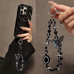 Women Fashion Crystal Beaded Phone Chain Luxury Hand-beaded Pendant Gifts - Zdjęcie 1 z 6