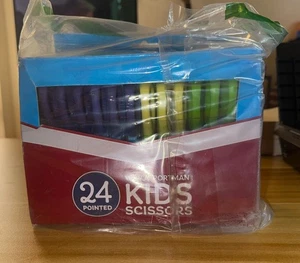 Wa Portman 24 Pk Blunt Scissors For Kids Scissors Bulk - Picture 1 of 7