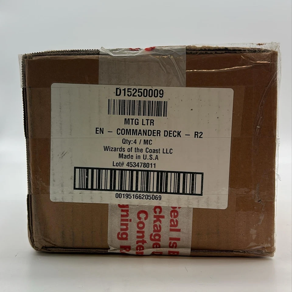 MTG The Lord of the Rings Tales of Middle-Earth 4-Commander Deck SEALED CASE - Image 1 of 1