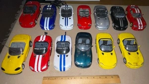 Lot 13 DODGE VIPER 1/24 Diecast Plastic Phone Pull-String Bburago Maisto Lanard - Picture 1 of 24
