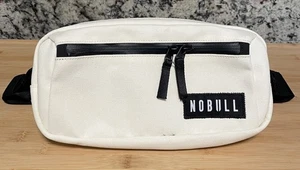 No Bull Crossbody Bag Fanny Pack Waist Belt Bag Ivory Black - Picture 1 of 10