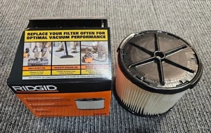 Filtro carta plissettato QTY 1 RIDGID per 34,5 Gal umido/asciutto negozio Vac detriti generali - Foto 1 di 9