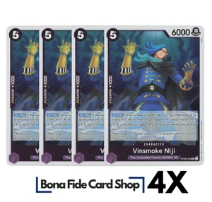 4x Vinsmoke Niji OP06-065 R Wings Of The Captain One Piece TCG Playset x4 - Picture 1 of 2