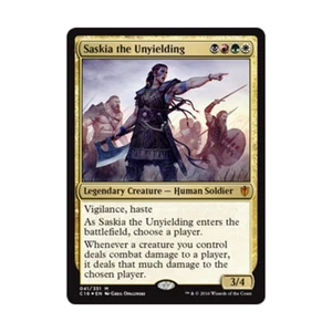 WOTC MTG Commander 2016 Saskia the Unyielding (MR) (Foil) NM - Picture 1 of 1