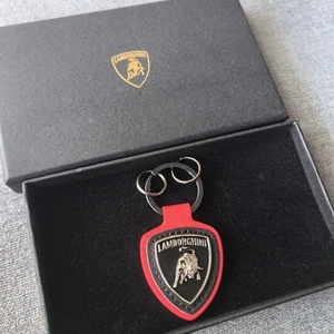 Lamborghini RED keychain key ring w/box car 3D from JP New - Picture 1 of 2
