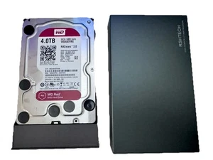 WD Red 4TB Harddrive w/external Aluminum Enclosure - Picture 1 of 6