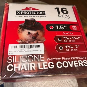 X-Protector Silikon Stuhlbeinbezüge 1,5" 38 mm 16 Stück Neu - Bild 1 von 2