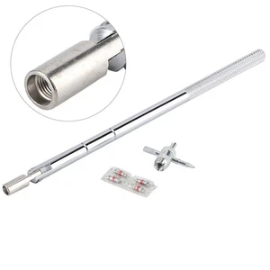 Ι 6Pcs Valve Stem Installation Tool Puller 10.5 Inch Car Tire Plug Core 5 Kit - Picture 1 of 10