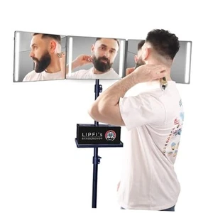  Espejo 360° con Trípode, Espejo 3 Vías para Espejo Auto 360 + Trípode + Adaptador - Imagen 1 de 8