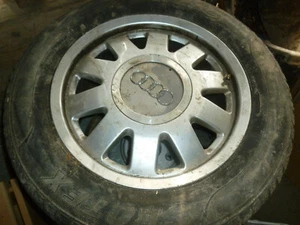 2Audi Komplett Rad Alu Felge 6J X 15" H2  ET45 Reifen Rotex R 716 195/65 R15 91H - Bild 1 von 5