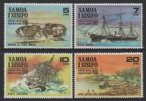 Samoa 1970 Great Apia Hurricane of 1889 set of 4 MUH - Picture 1 of 1