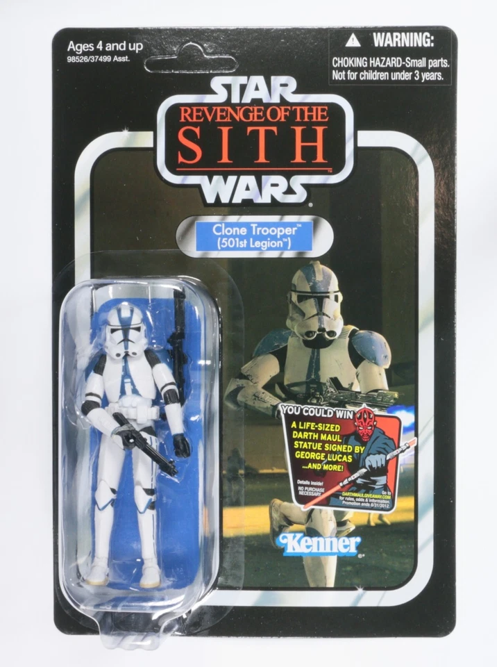 Star Wars 2012 Vintage Wave 4 Revision 1 501st Clone Trooper Unpunched Vc60