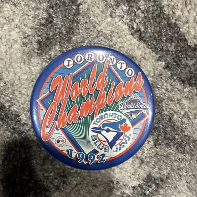 Toronto Blue Jays 1992 Serie Mundial Botón MLB Foto 1 de 3
