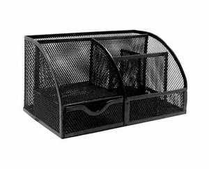 Exerz Desk Organiser / Mesh Desk Tidy / Pen Holder / Multi functional Organizer - Picture 1 of 52