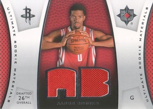 2007-08 Ultimate Collection Materials Rookies #AB Aaron Brooks Jersey