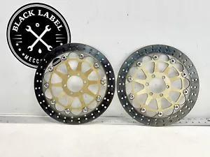 Ducati 748 996 998 M900 Steel Carrier 320mm Brembo Front Brake Discs - Picture 1 of 7