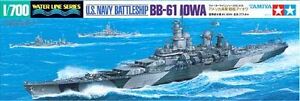 Tamiya 31616 1/700 Scale Water Line Model Kit US Navy Battleship USS Lowa BB-61