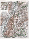 Baden 1904 orig Karte Bauland Linzgau FR MA HD KA Achern Lauda Pforzheim Wolfach